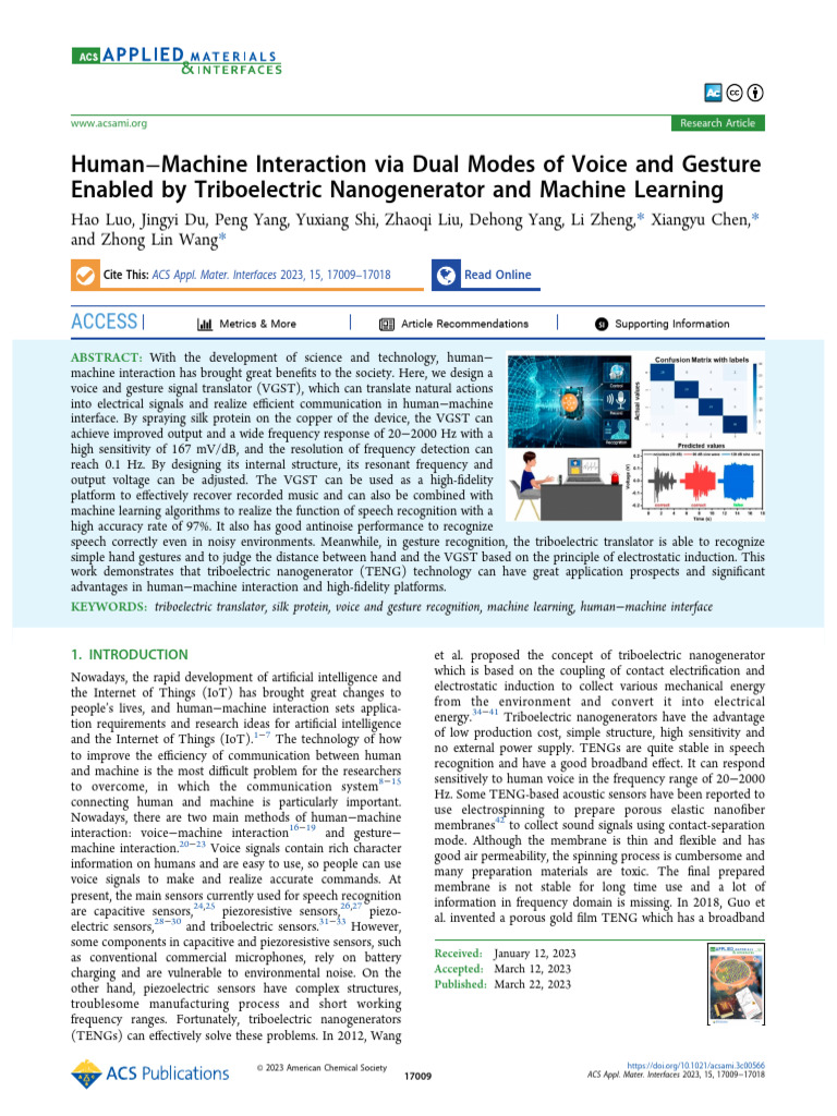 Human Machine Interaction Via Dual Modes of Voice and Gesture Enabled ...