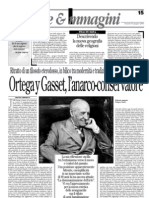 Ortega y Gasset, l'Anarco-conservatore
