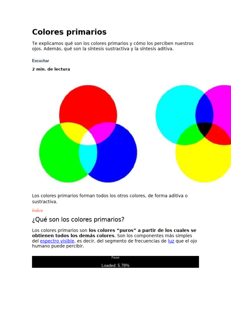 Colores | PDF