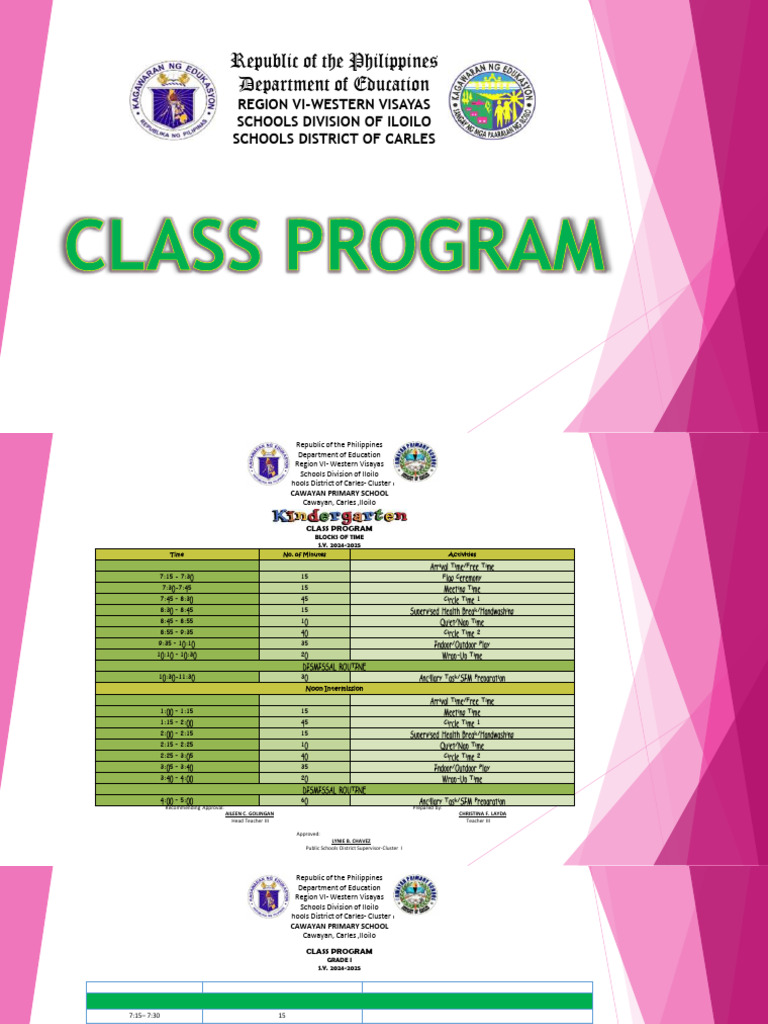 Power Point CLASS PROGRAM | PDF