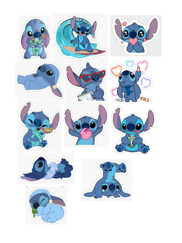 Stickers de Stich | PDF