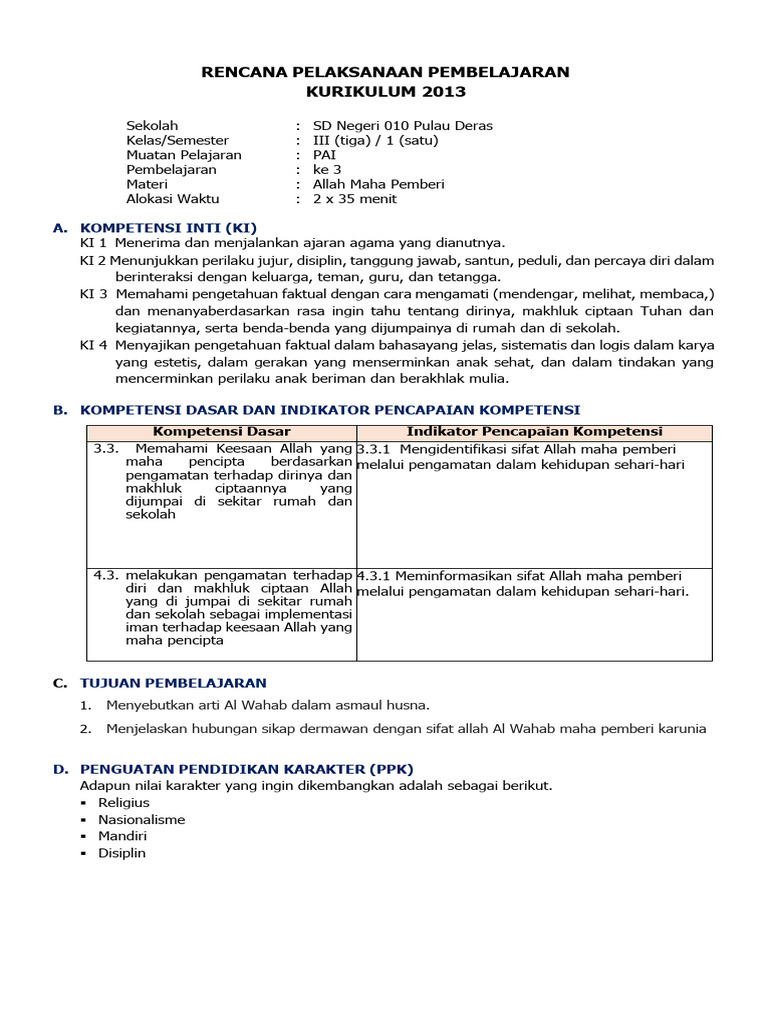 rpp-k-13-kelas-3-pai-allah-maha-pemberi-pdf