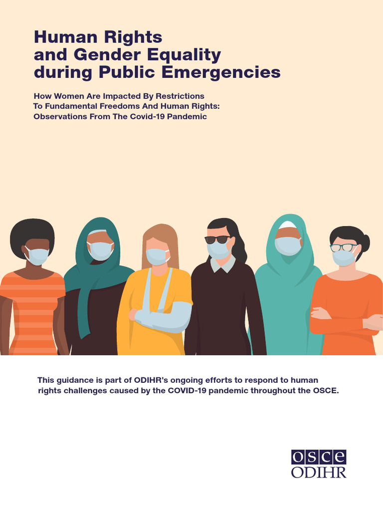 Human Rights and Gender Equality During Public Emergencies | PDF