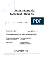 Auditoria Seguridad Electrica