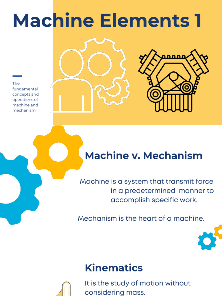Machine Elements 1 Linkages | PDF | Technology & Engineering