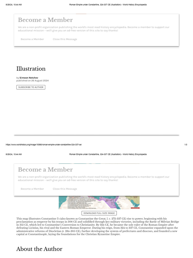 ROMAN EMPIRE UNDER CONSTANTINE 324 337 CE intelligence overview