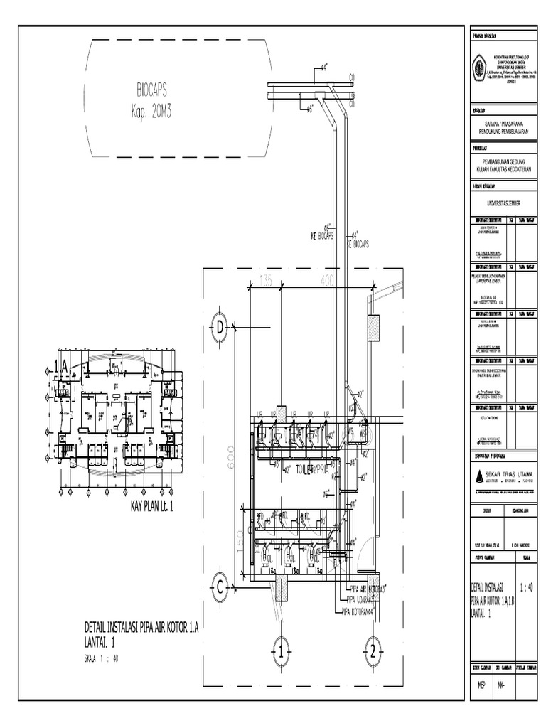 Instalasi Pipa Air Kotor-Model | PDF