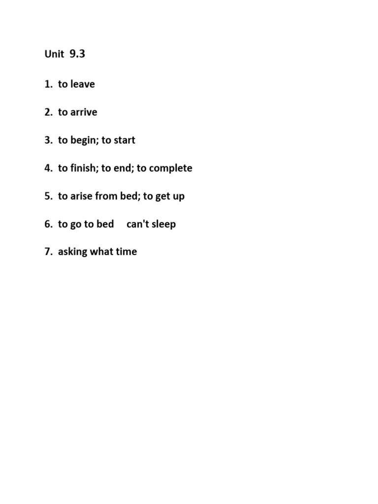 Unit+9.3+Vocabulary | PDF