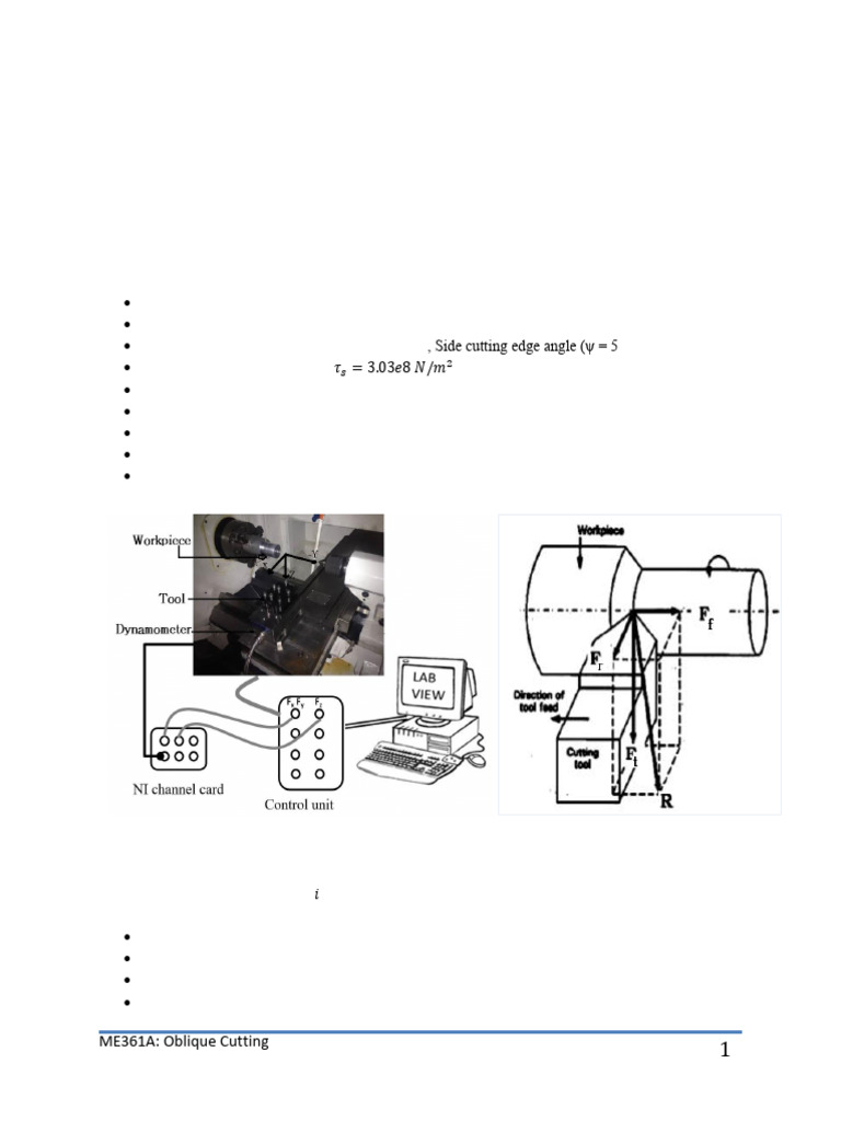 Exp 1 - CNC Lathe | PDF | Force | Regression Analysis