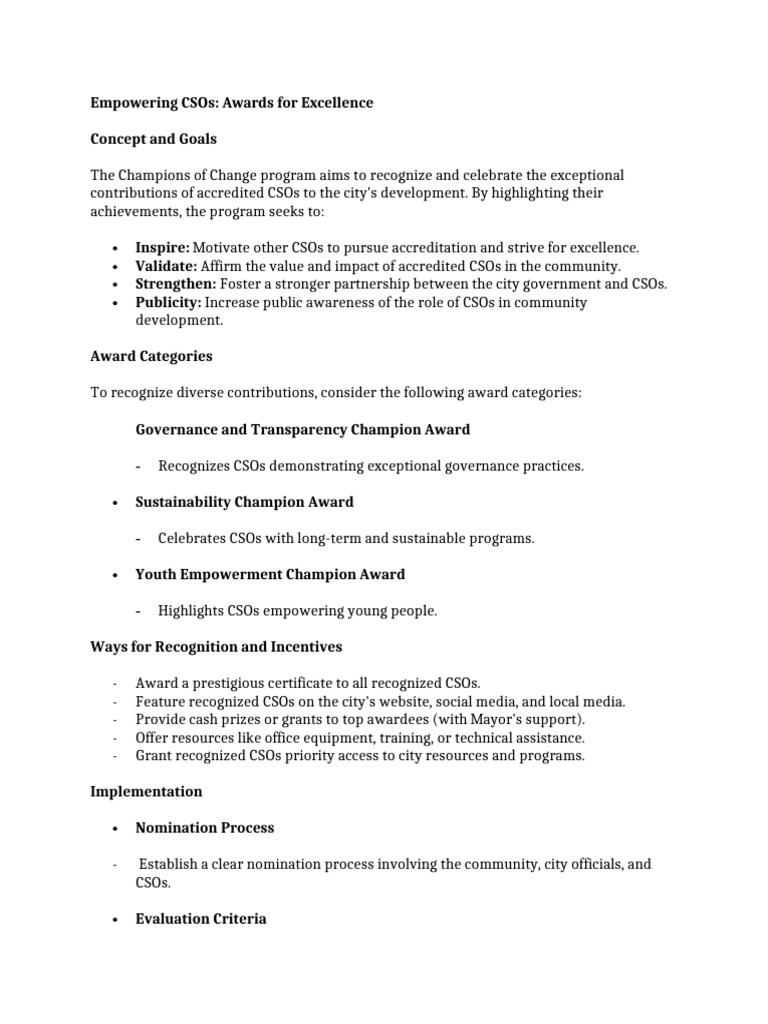 CSO Recognition Concept | PDF