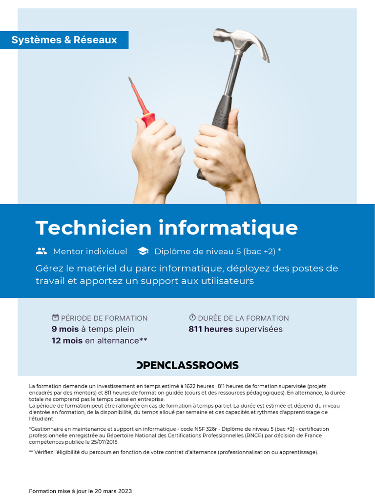 558 Technicien Informatique FR FR Standard | PDF