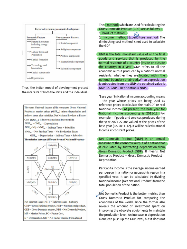 Economy GC Notes | PDF