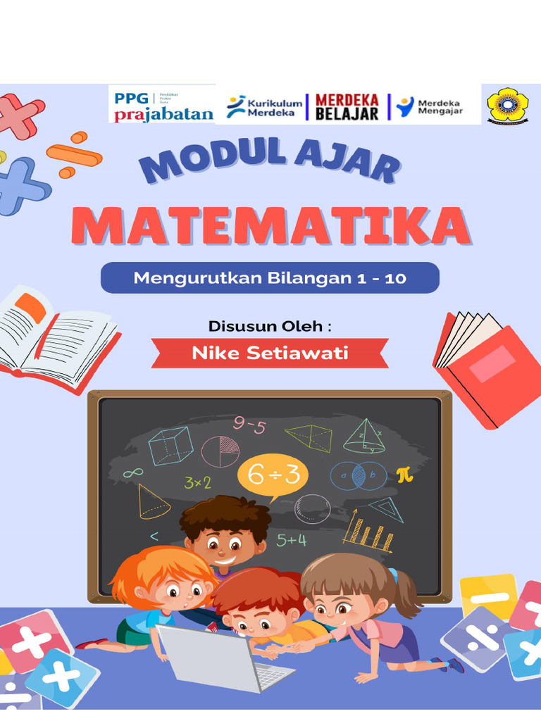 Modul Ajar Kelas 1 Matematika Mandiri 1 | PDF