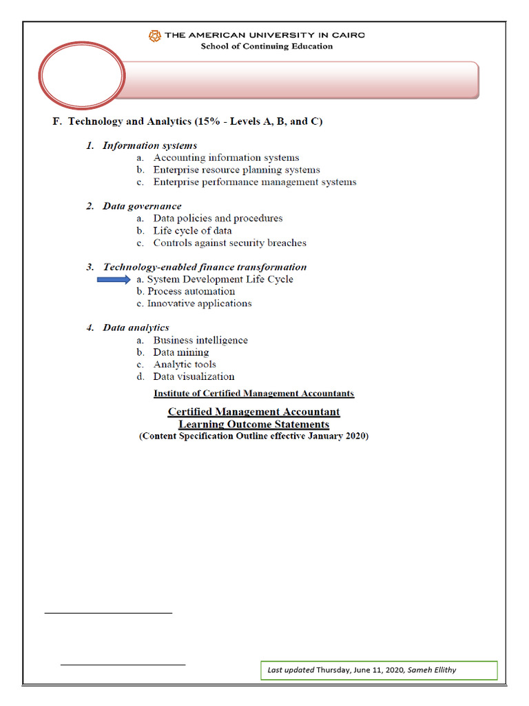 Section F.3a 2020 Sameh Ellithy | PDF