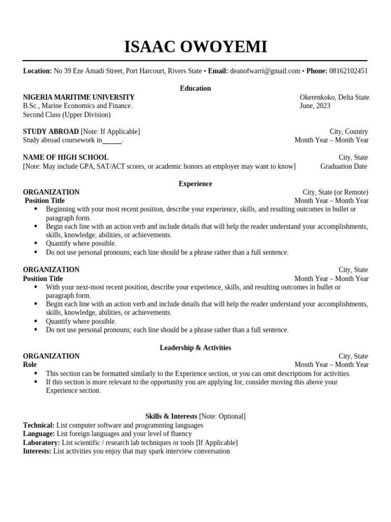 Template Bullet | PDF