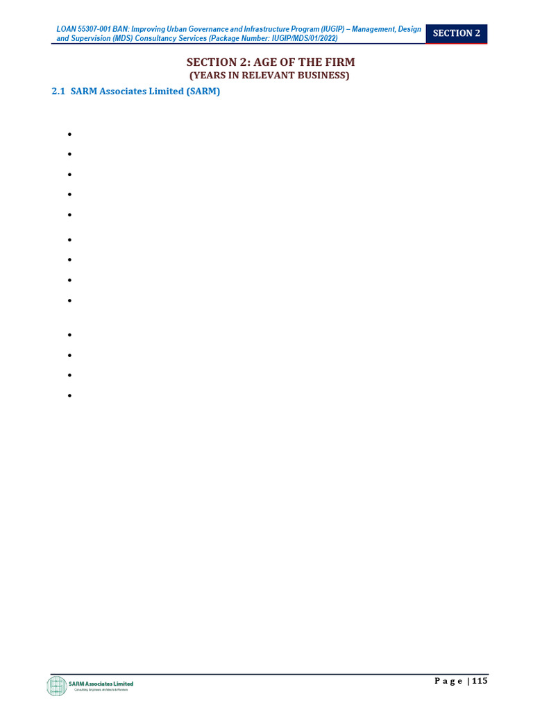 002 (1) - Section - 2 - Age of The Firm - SARM | PDF