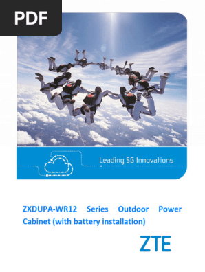 ZXDUPA-WR12 Series Outdoor Power Cabinet (With Battery) Datasheet