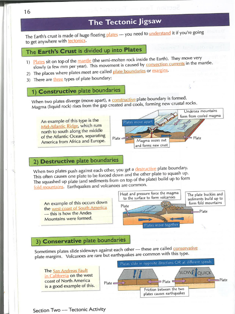 Earthquakes And Volcanoes Notes Pdf