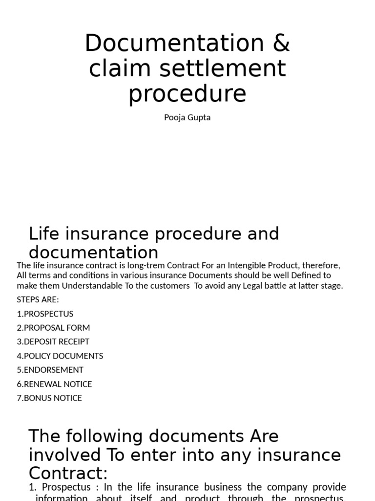 T-7 Life Ins Doc & Claim | PDF
