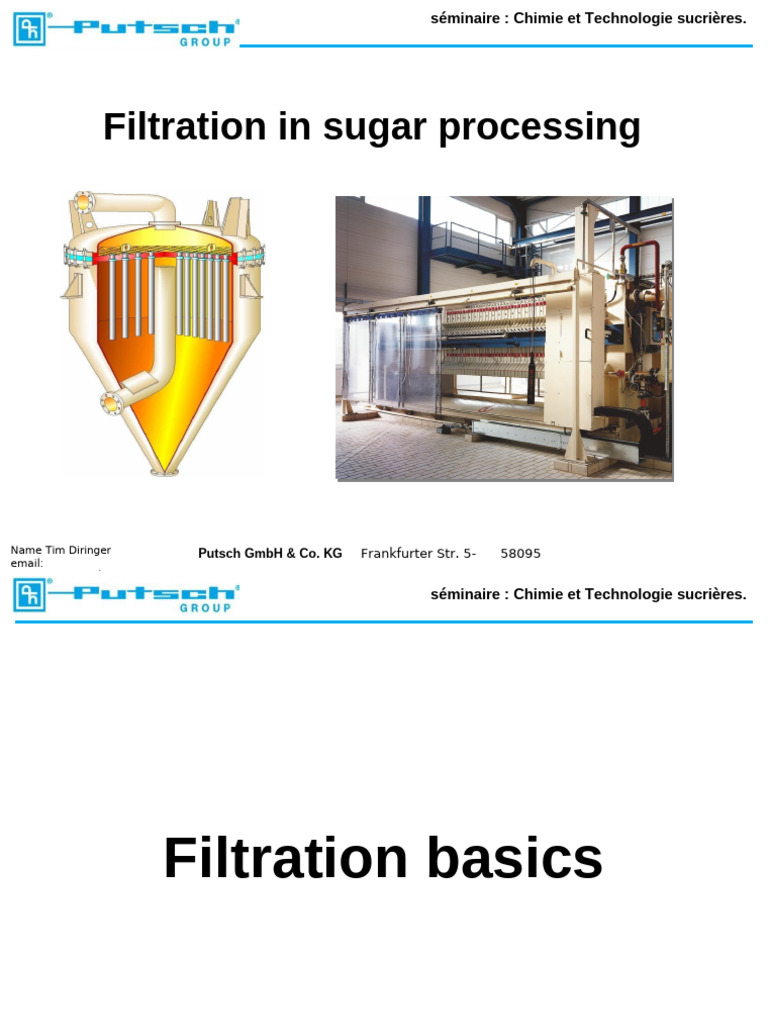 Putsh Filtration | PDF