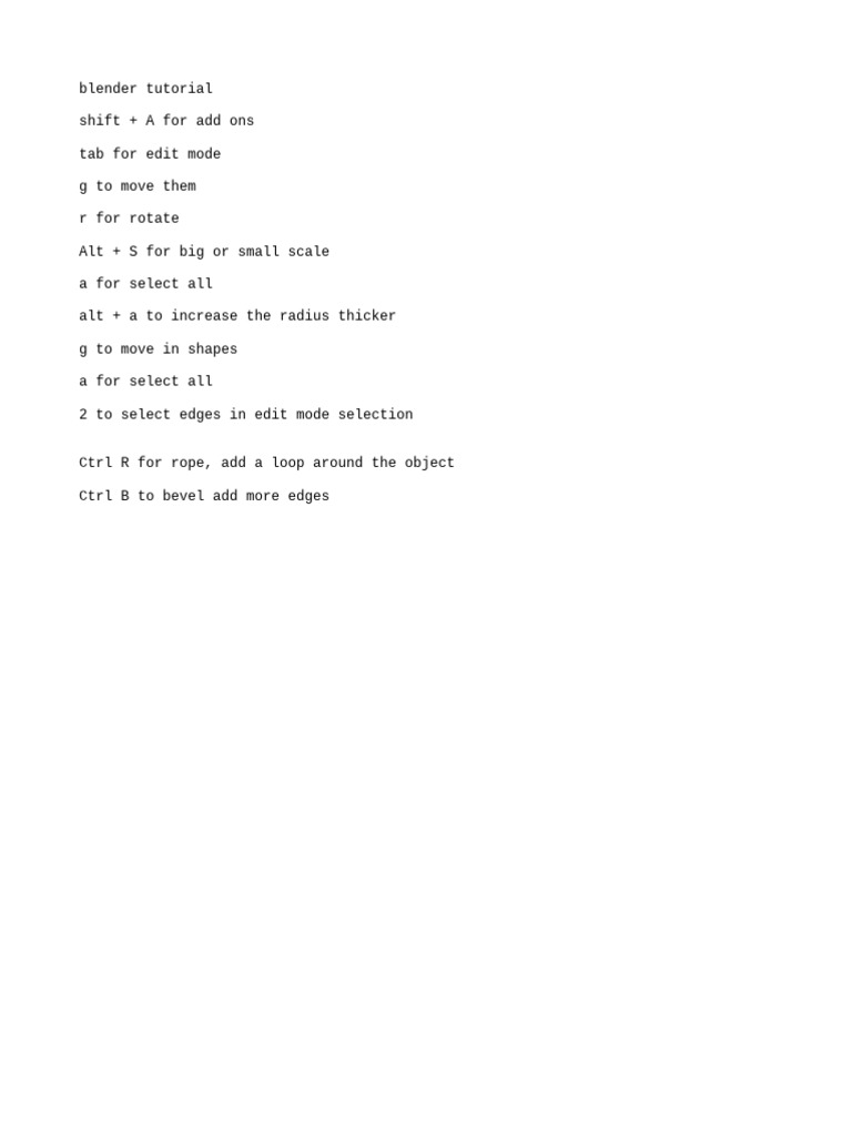 Blender tutorial pdf