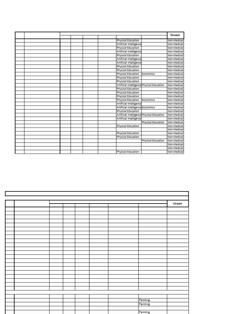 Class xi section wise student list pdf