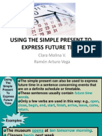 Using The Simple Present To Express Future Time