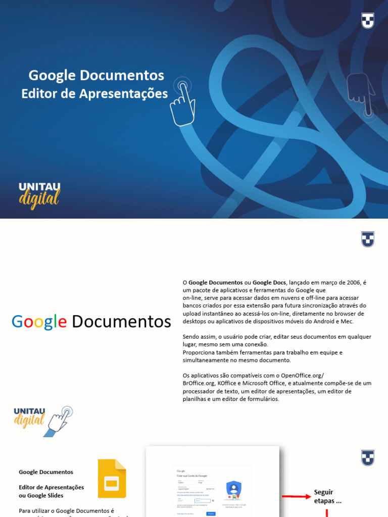Google Docs Apresentações | PDF