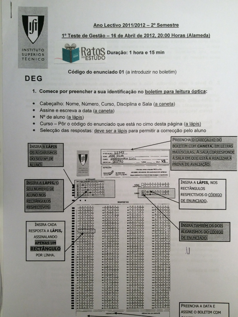 1º Teste 11 12 | PDF