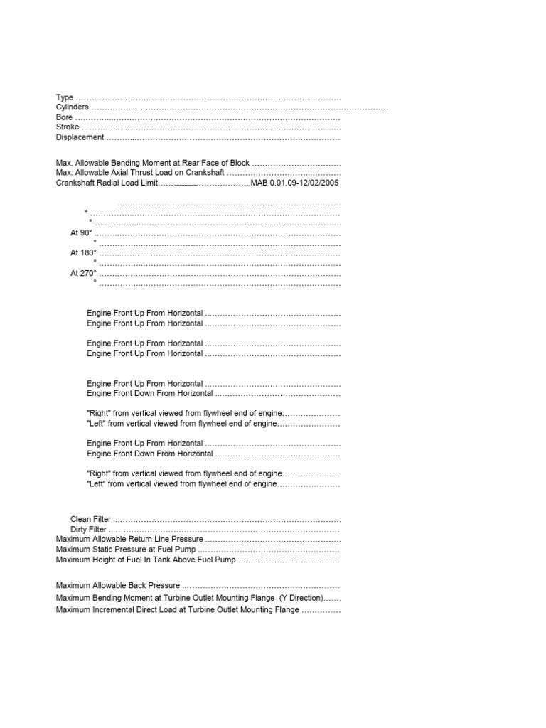 Qsb6 7 marine engine general data sheet pdf engines technology