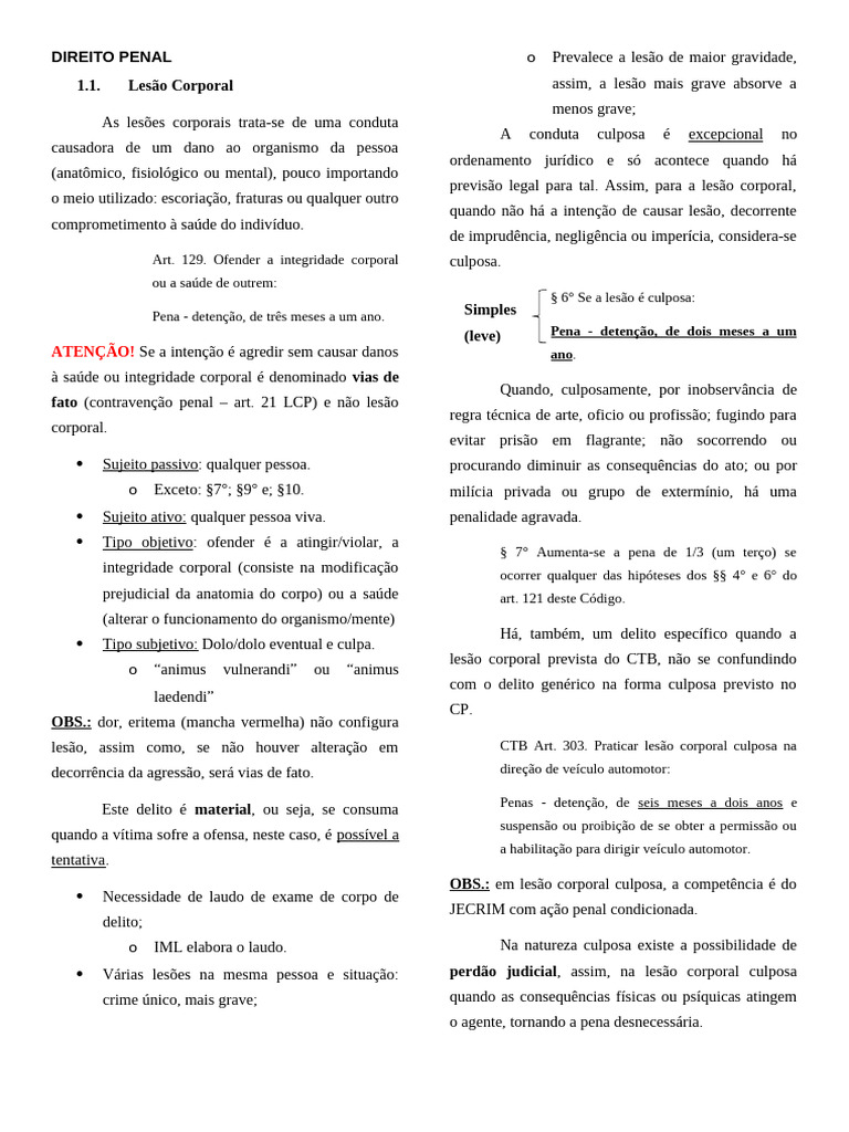 Direito Penal 2 Bim Pdf
