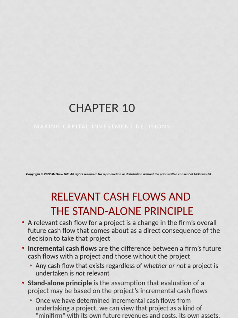 Chapter 10 - Capital Investment Decision | PDF
