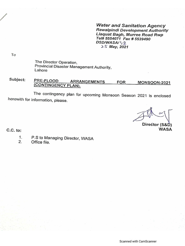 WASA Rawalpindi | PDF