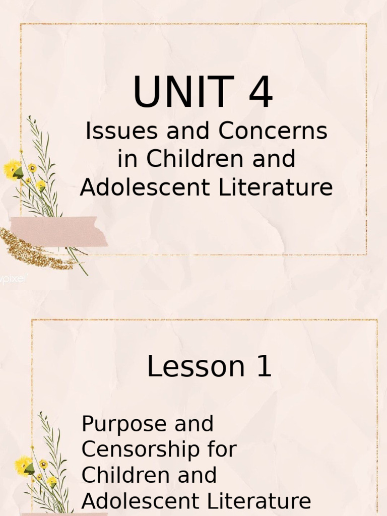 UNIT 4-Issues and Concerns | PDF