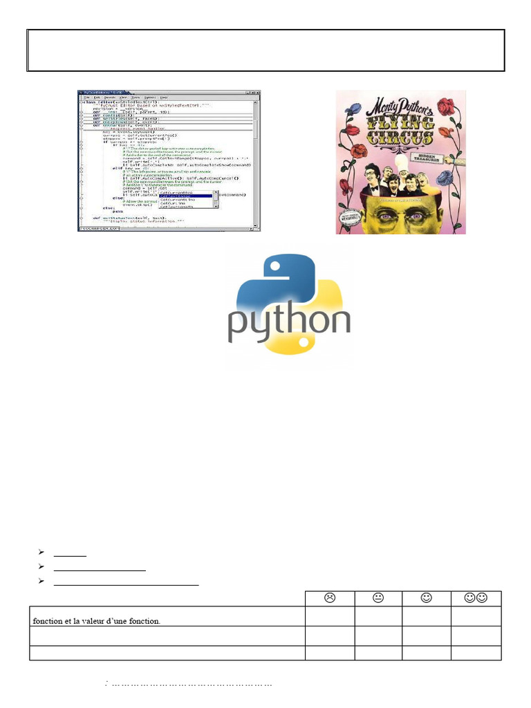 1erensi Python Cours Niv1 | PDF