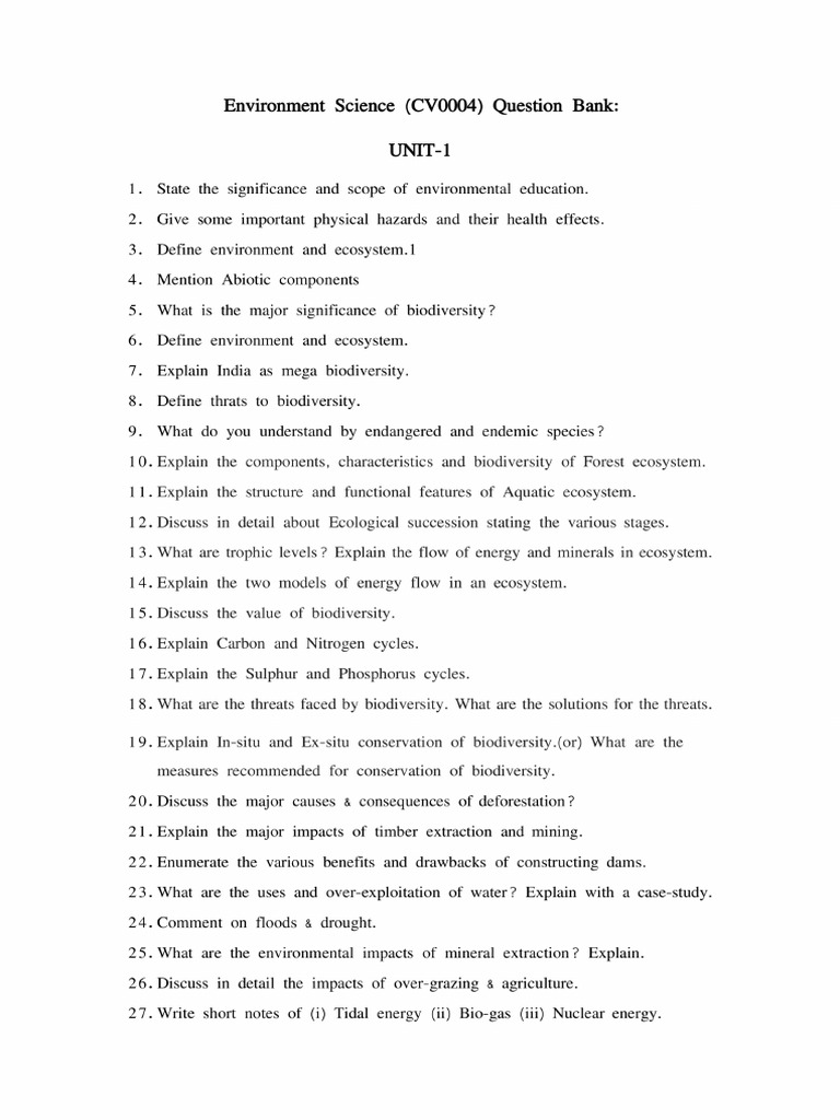 Es assignment questions pdf