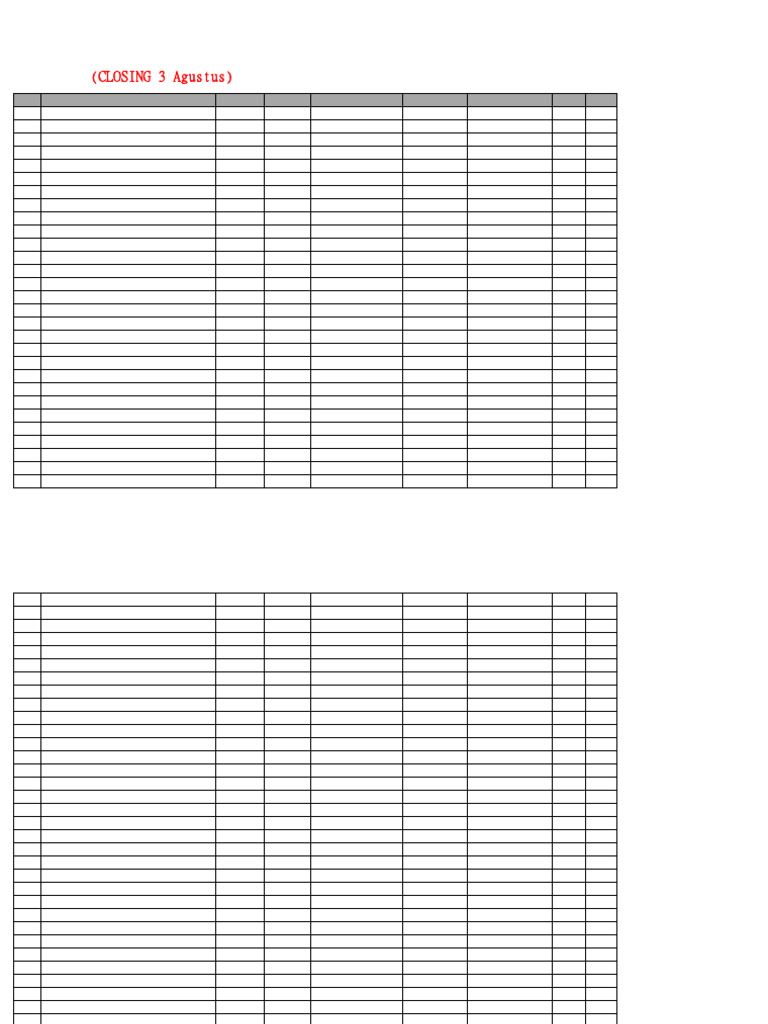 Batch 86 (Closing 3 Agustus) | PDF