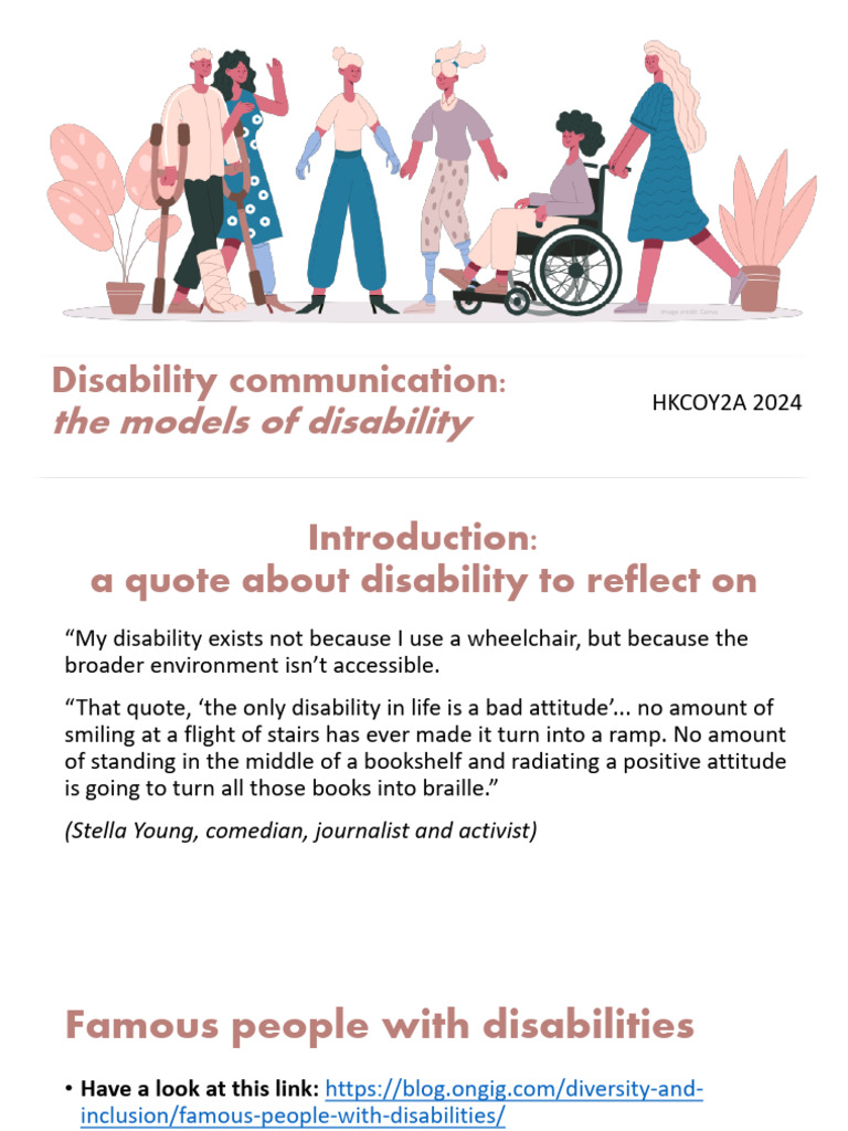 Unit 2 the models of disability pdf