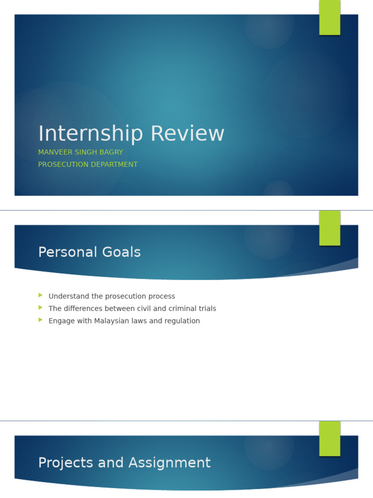 Internship Review PDF