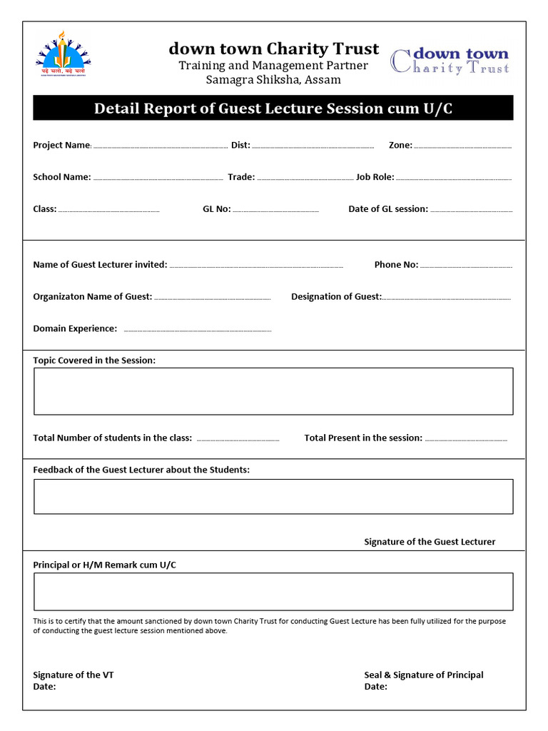 GL Report FORMAT 2023 | PDF