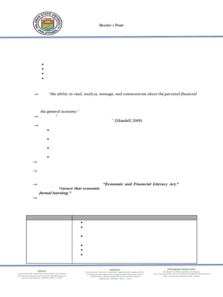 Ed 3 Module 4 | PDF | Interest | Financial Literacy