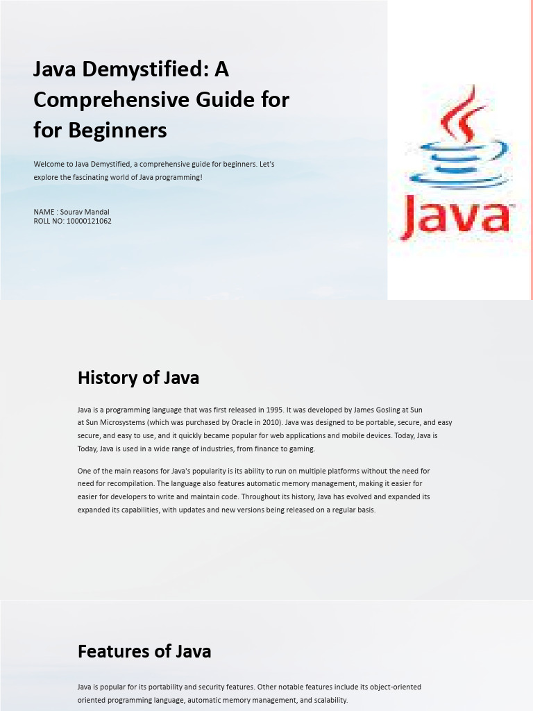 Java ppt | PDF