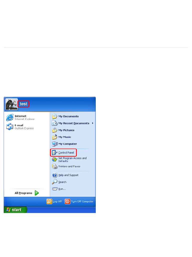 Preparar Pasta Scanner No XP | PDF