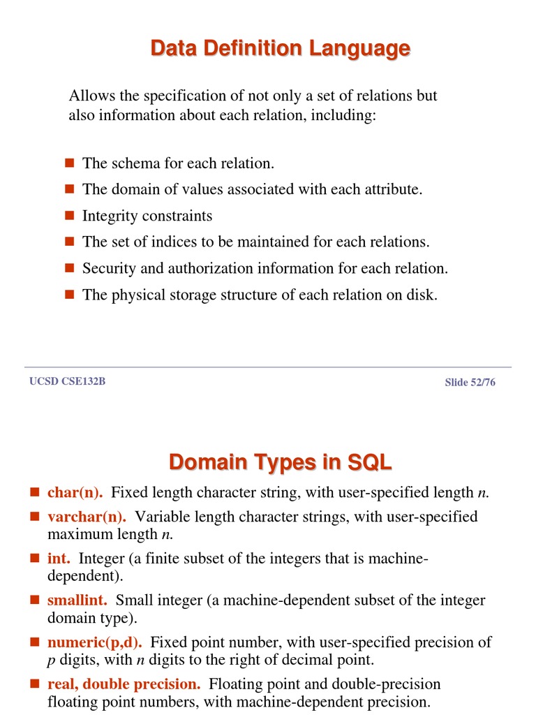 Data Definition Language | PDF | Relational Database | Software Design