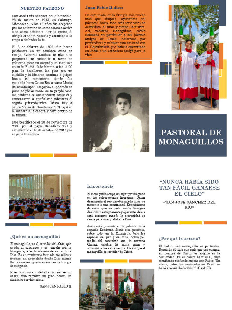Triptico Monaguillos Pdf