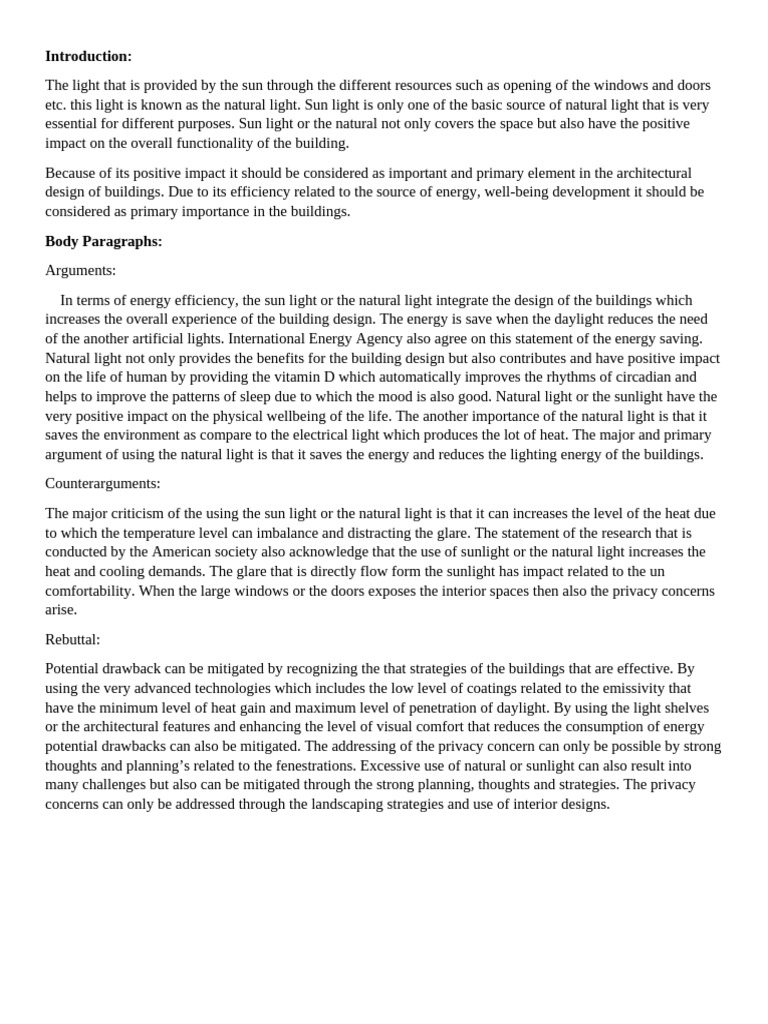 Natural light pdf