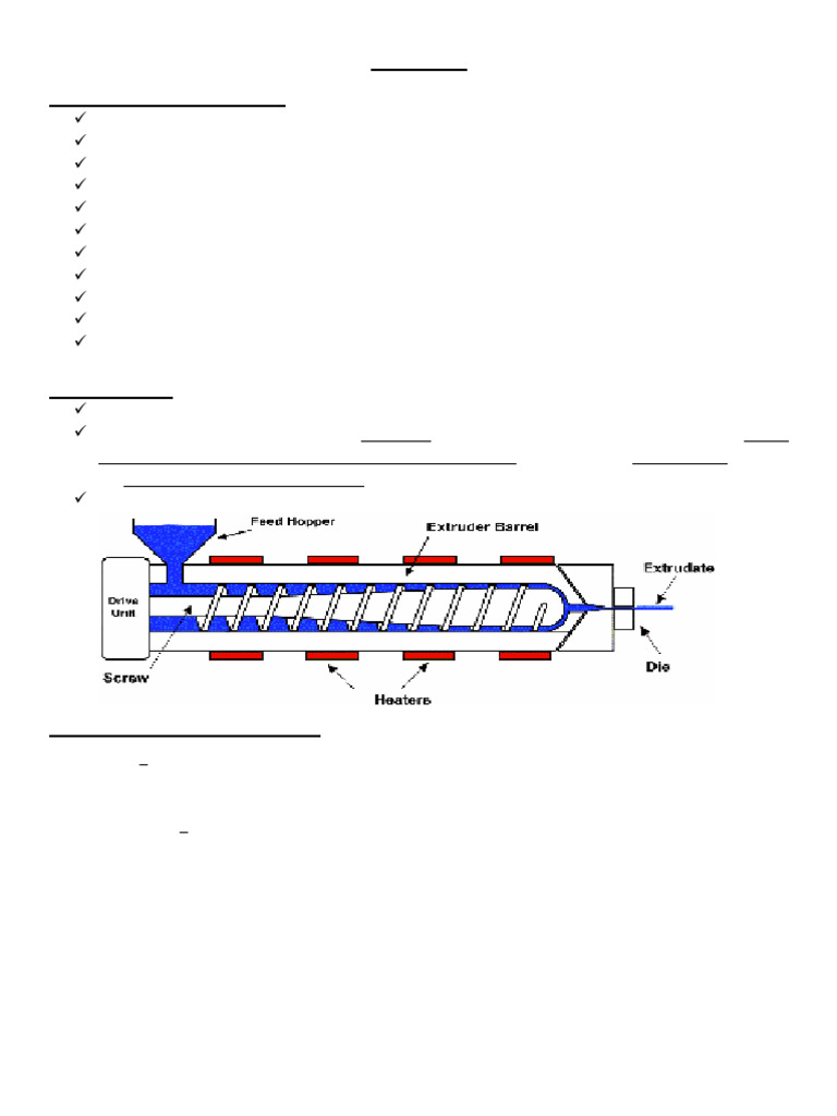 Extrusion | PDF