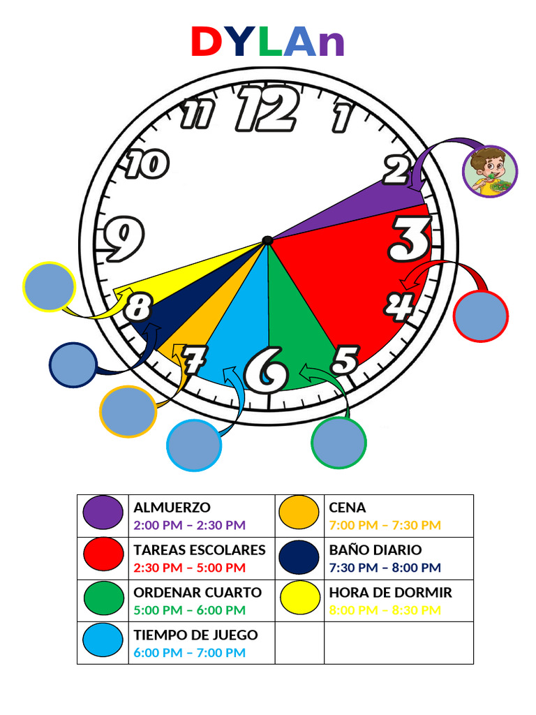 Técnica del Reloj en Rutinas Diarias | PDF | Cocina, comidas y vino