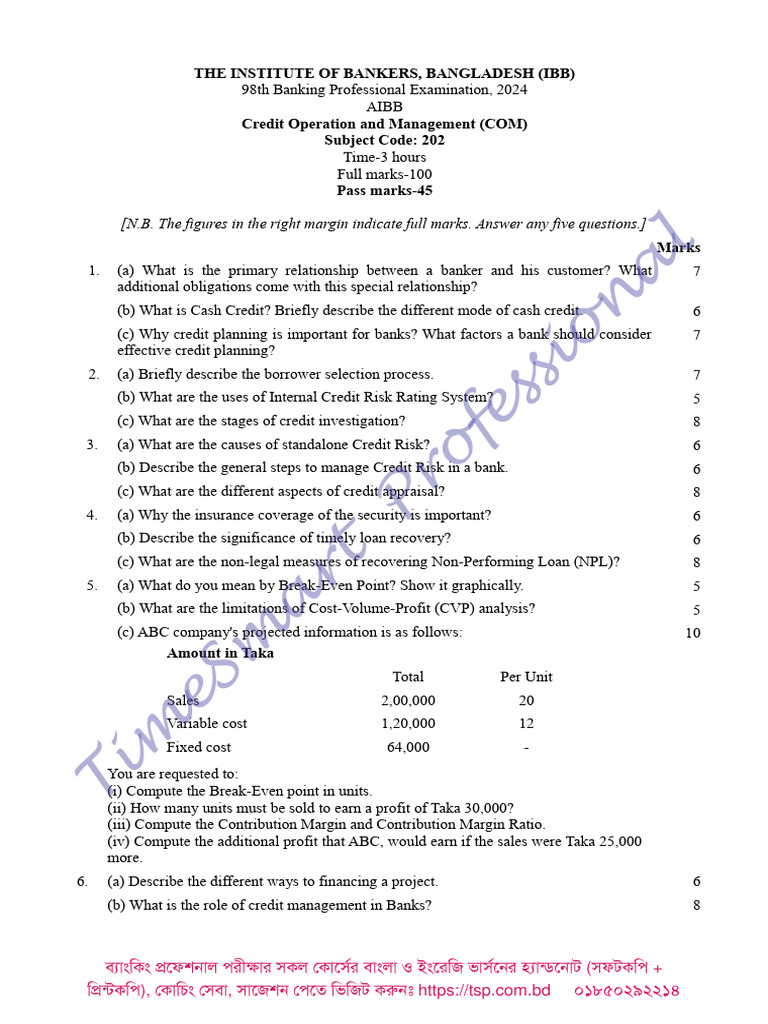 Credit Operation and Management COM | PDF | Credit | Finance & Money ...