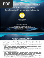 Download Analisis Peranan Investasi Infrastruktur Transportasi Udara Terhadap Keselamatan Penerbangan Indonesia  by Panglima Widardoe SN76358264 doc pdf